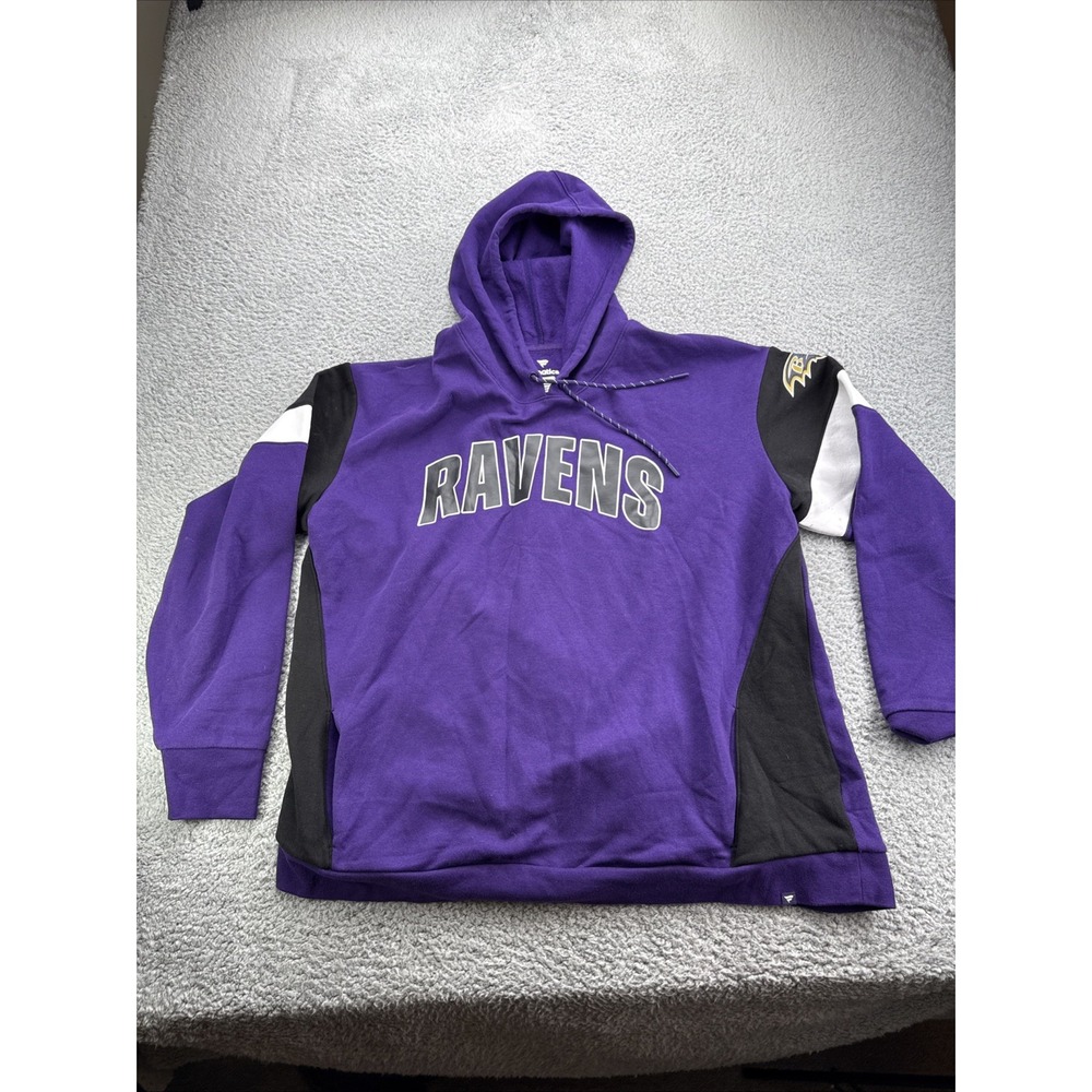 Fanatics Baltimore Ravens Hoodie Womens 3X Hooded Sweatshirt Purple NFL